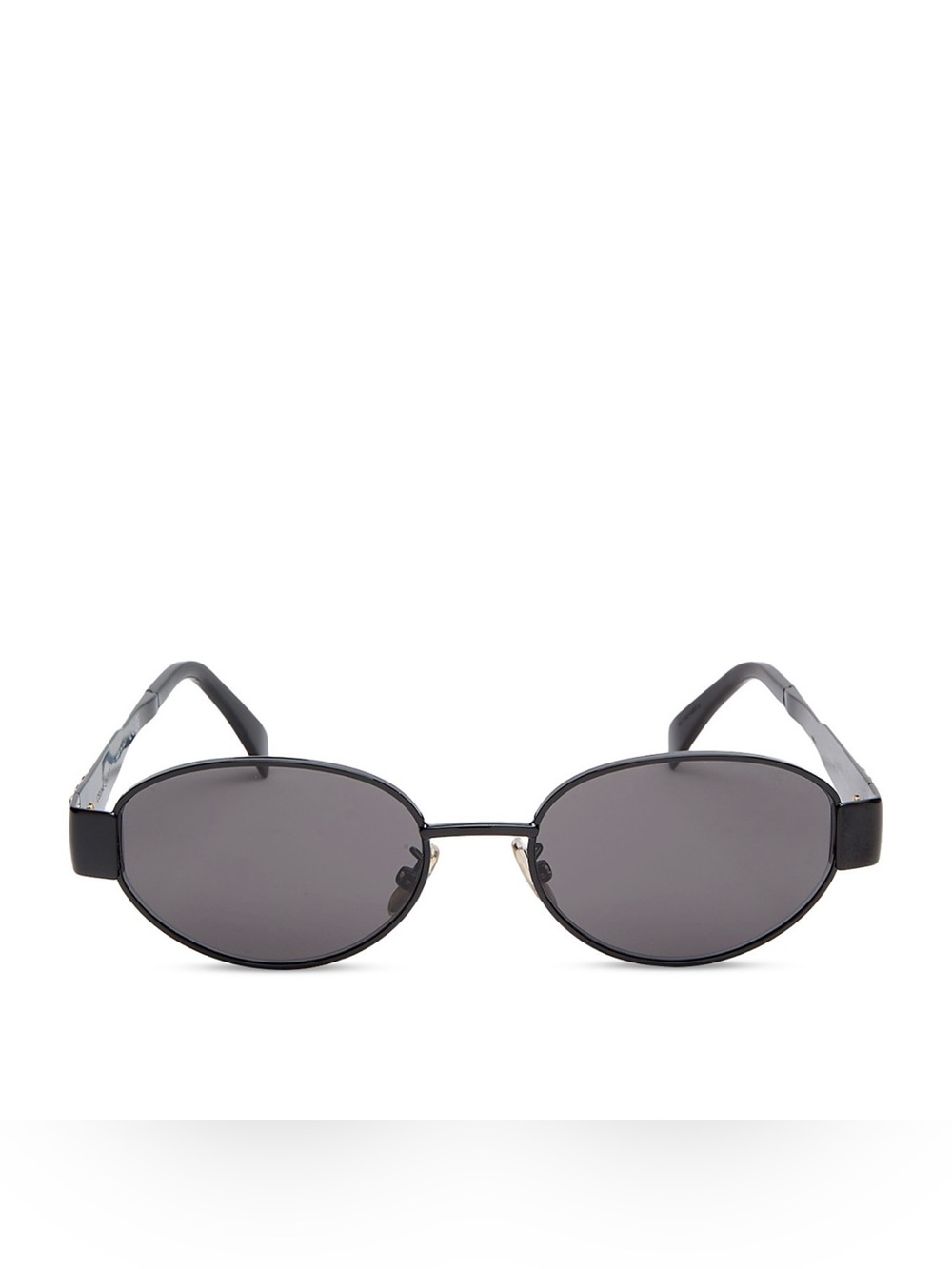 CELINE Triomphe Metal Round Sunglasses, 54mm - Picture 2 of 12